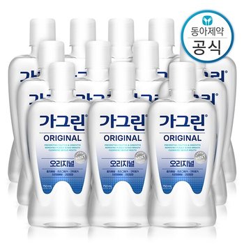 가그린 오리지널 가글 750ml 12개 구강청결제