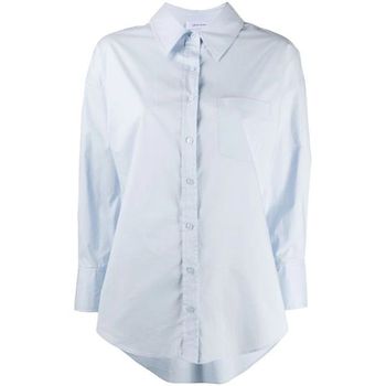 하이 로우 헴 긴소매 셔츠 74343521