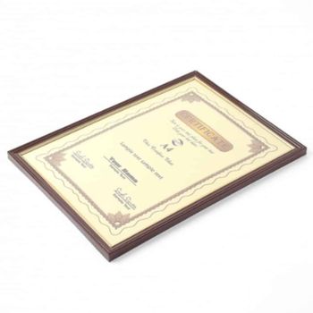 수료증액자 PBV527J5 학위액자 상장 액자 A4 브라운