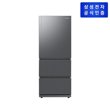 삼성 김치플러스 김치냉장고 3도어 328L RQ33DG71J3S9 (리파인드 이녹스)