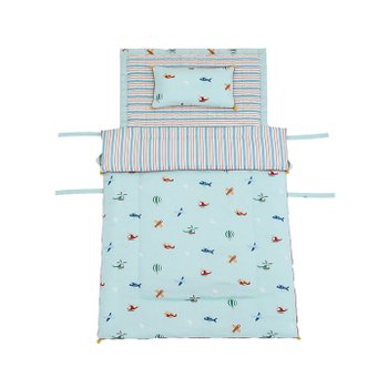 [신세계백화점][리틀아카이브][크레므앙팡] 포포 모달 목화 워싱 낮잠이불세트(J)+베개솜