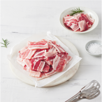 고소한 얇은 롤 돼지 대패 삼겹살 구이용 볶음용 1kg