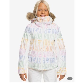 록시키즈  아동용  퍼포먼스테크 슬림핏 스키복 자켓 화이트 (TD51JS013WBB)