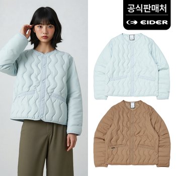 아이더 공식 여성 FW WAVY (웨이비) 슬림 다운 자켓 DWW24563
