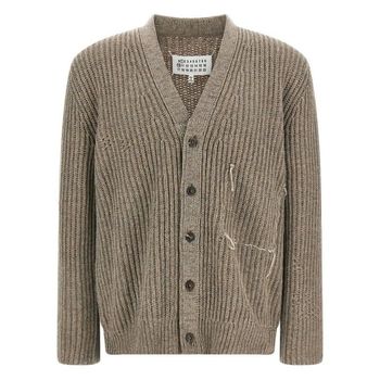 리브 버튼 니트 가디건 147616532