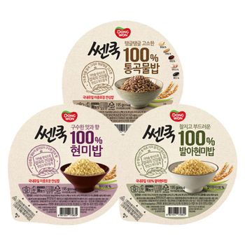 동원 쎈쿡 현미밥 195g x 24개/통곡물밥/발아현미밥e[35783461]