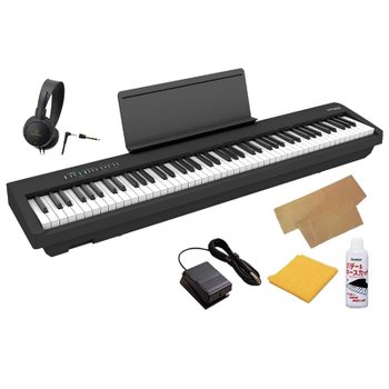 [해외] Roland FP-30X BK 헤드폰 세트 블랙 스피커 내장 포터블 피아노