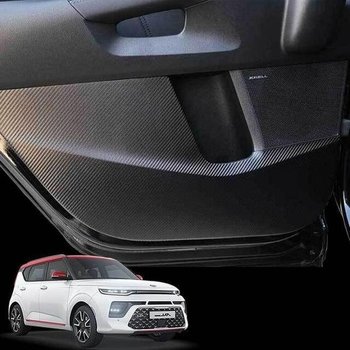 [JHP46120_51C0]도어커버 블랙 카본 스크래치몰딩 (29703691A)