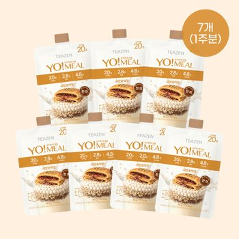 [본사 직영] 티젠 요밀 씨앗호떡맛 단백질 쉐이크 45g x 7개 (1주분)