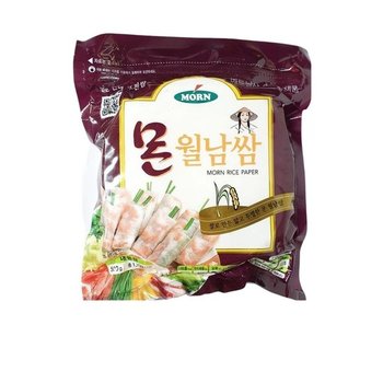 식자재 식재료 도매 원형월남쌈 16cm 몬 500g 1개 월남쌈 레드와인비니거 식당납품 대량유통