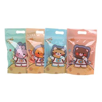 (만들기대장)지퍼쇼핑백-우주컴온 10EA 지퍼백 포장 포장지 간식포장 답례품포장