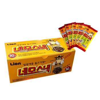 네모스낵 불고기맛 1통 30개 쫀드기 과자 스낵 간식 술안주 주전부리 캠핑