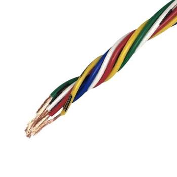 연선 0.75SQ 10C KIV 전기 기기 전선 케이블 IEC 60227-3 5색 선 1m 단위 (HDE19