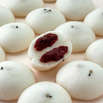 [40년전통 리만월] 팥앙금 듬뿍 백미 잔기지떡 10개입x1팩(개당30g)