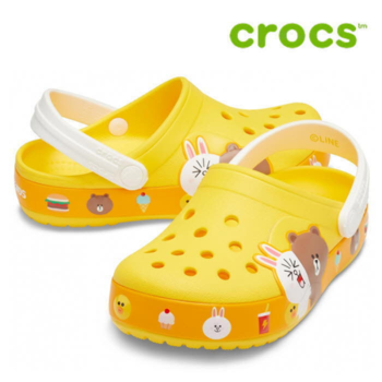 크록스 아동 샌들 /G31- 206028-730 / Kids Crocs Fun Lab LINE Friends Clog Yellow