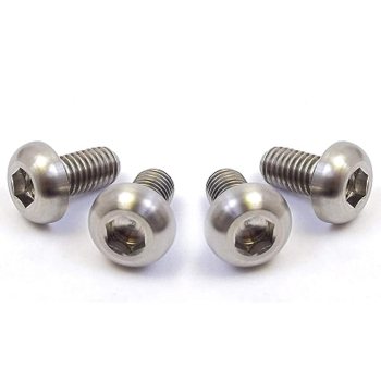 [해외] EGWORKS ULTRA-Ti™ 고강도 64 티타늄 볼트 병 케이지용 4개 세트 TIBO-N4-00