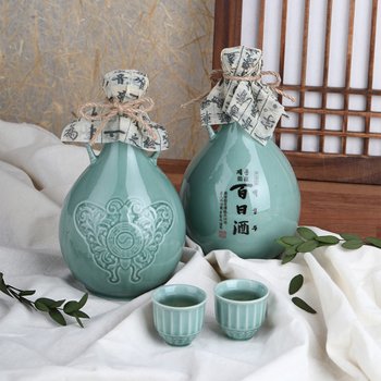 [남북정상회담만찬주_대통령선물]계룡백일주 40도 600ml 2본-선물세트