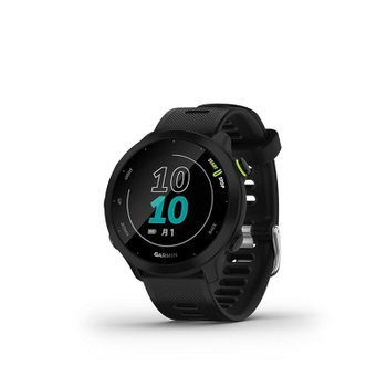 [해외] GARMIN(가민) 러닝워치 GPS 라이프로그 ForeAthlete 55 블랙 심박수 걸음 수 방수 경량【정품】