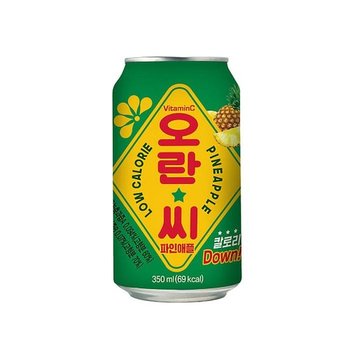 오란씨 파인애플 350ml x 24캔(뚱캔) 과즙음료 (10517206)