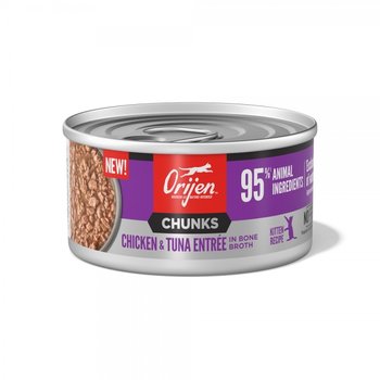 오리젠 캔 청크 치킨 튜나 키튼 85g