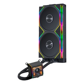 리안리 GALAHAD II LCD 280 UNI FAN TL Wireless CPU수랭쿨러 블랙