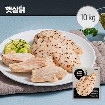 햇살닭 수비드 닭가슴살 블랙페퍼 10kg(100gX100팩)