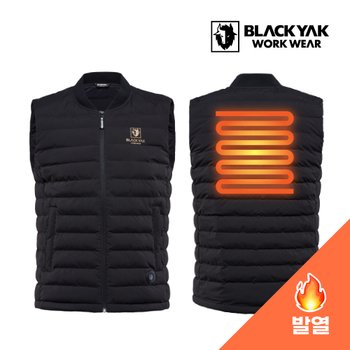 블랙야크 S-발열조끼 온열조끼 방한조끼 열선조끼 동계 겨울 아웃도어 캠핑 등산 골프 USB.