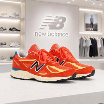 [해외] 뉴발란스 990 메이드 인 USA 990v4 남성 여성 커플 스니커즈 레드 런닝화 230