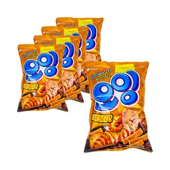 롯데웰푸드 오잉 해물맛 75g x 5개 / 진한 해물맛 과자
