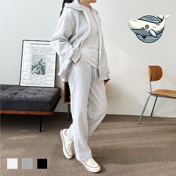 편안한 기모 롱와이드 팬츠 스타일리시한 하객룩 (WFH6WIQ)