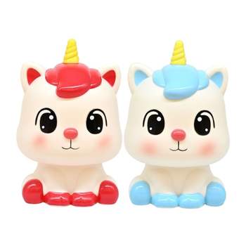 2026 에비팝 유니콘 저금통 1개 색상랜덤 지폐 새해 연말맞이 붉은말 저축 동전 보관 귀여운