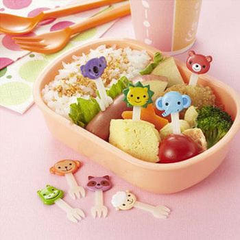 토루네 사이좋은 동물친구 8P 포크픽