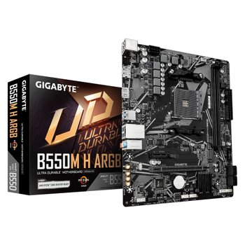 [해외] GIGABYTE B550M H ARGB Micro-ATX 마더보드 MB6995