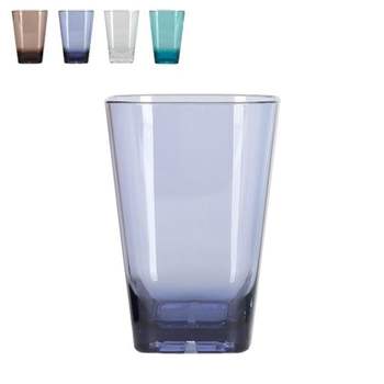 PC 사각 심플컵 LC-12 브라운 360ml