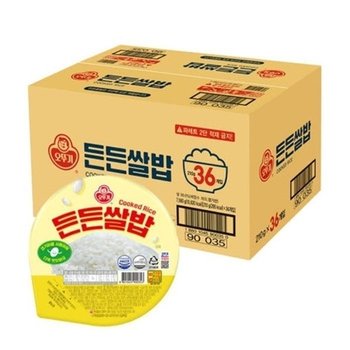 오뚜기 든든쌀밥 210g 36개_25295289