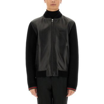 [구찌]  남성 가죽 자켓 SS25 793181_XNA291060 6604276