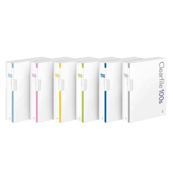 대용량 NB69GH78 인덱스 클리어화일 100매 A4 연두 F526A-73