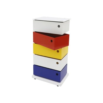 [신세계백화점][6월초출고][Dottus] 도터스 5단 피봇 캐비넷 멀티컬러 / DOT-I.0631.01.MC