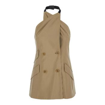 MAX MARA 엠엑스에스 누라흐 베이지 울실크 원피스 2611281143600007