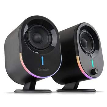 캔스톤 스피커 블루투스 컴퓨터 PC 2채널 무선 RGB LED 게이밍스피커 F1