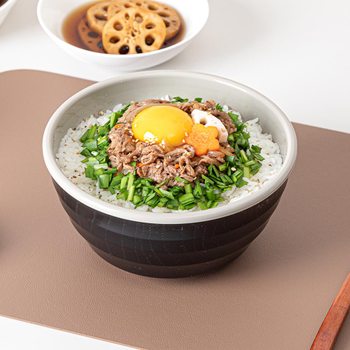 한끼면기 우동기 라면그릇 떡국그릇 1P 세트 그레이