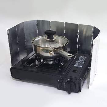 버너 UN05MS97 바람막이 10단 캠핑 접이식 바람막이