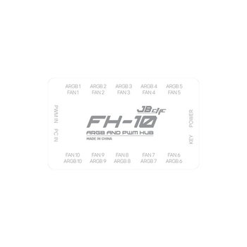 JBCNC FH-10 ARGB AND PWM HUB (화이트)