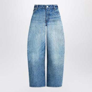 Alaia 빈티지 블루 데님 로데오 팬츠 AA9P1406D020DDE/XN_ALAIA-A20_311-26
