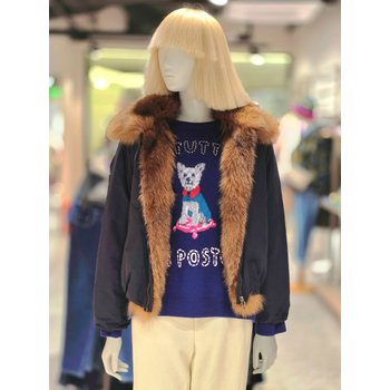 베네통 카네 폭스 벨리 숏 패딩 BAPD59461-NY