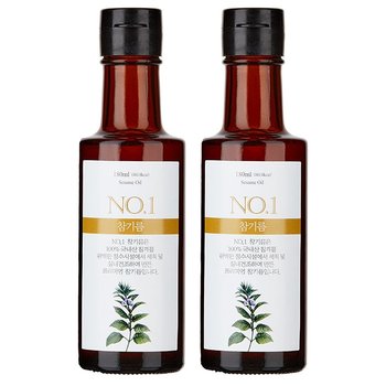 [오늘출발] 앤오일 국산참기름180ml  2병묶음 할인