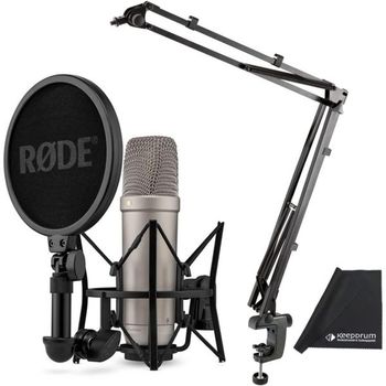 [해외] 독일 로데 마이크 방송용 Rode NT1 5th Generation XLR USB Studio Microphone Silver K M 23840