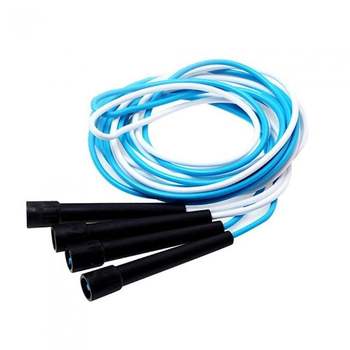 김수열 더블더취(PVC) 줄넘기 DR-005 파랑+흰색 2개1세트 / 4MX20cm