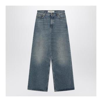 [해외] Golden Goose Blue washed wide leg jeans GWP02079P000621/XM_GOLDE-50100_311-24 Blue  [관