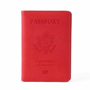 여권케이스(레드) 여권파우치 예쁜여권지갑 패션잡화